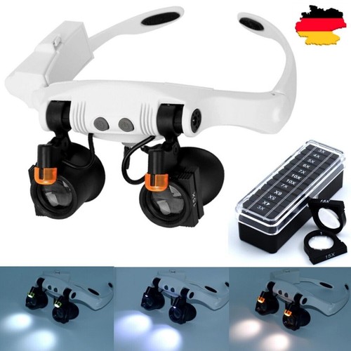 Profi led stirnlupe kopflupe - profi,