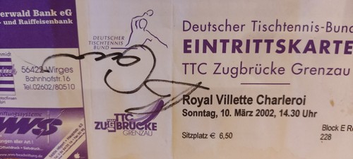 Grubba autogramm mit kult - a.grubba,