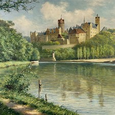 Öl-Gemälde "Schloss