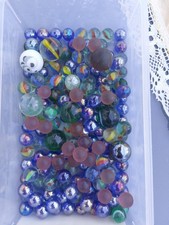 Glasmurmeln Alt Und Neu Verschiedene Sorten Klein Und Groß