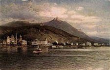 Künstler Ak Astudin, Königswinter am Rhein, Siebengebirge, Burg... - 4909712