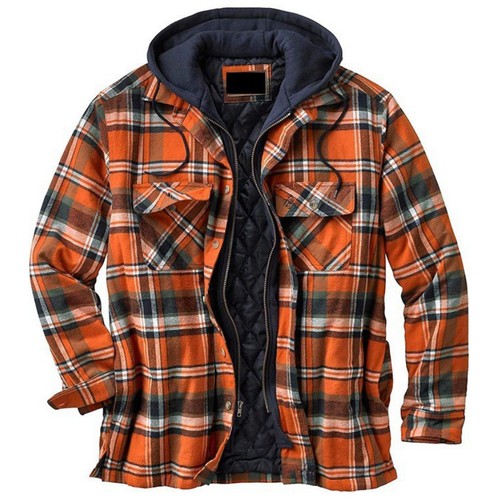Herren plaid arbeitsjacke - plaid,
