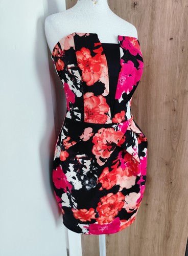 Damen minikleid schulterfrei - minikleid,
