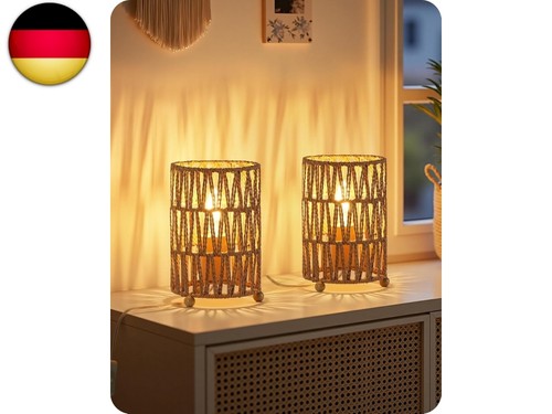 Kleine nachttischlampe 2er - nachttischlampe,