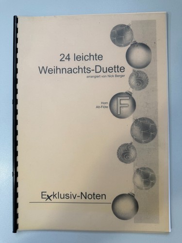 Leichte weihnachts duette - weihnachts-duette,