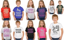 Kindershirt Pferde Sprüche T-Shirt - Araber - Vollblut Araber - Traber - Pferd