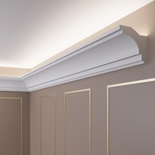 10 Meter LED Zierleiste Stuckleiste für indirekte Beleuchtung XPS OL-24