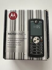 Motorola MOTOFONE F3 - schwarz, ohne Simlock, gebraucht - Handy mit OVP