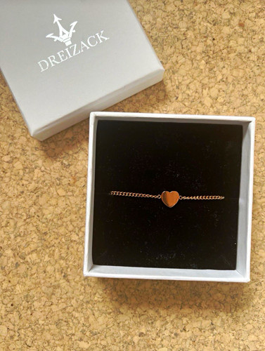 Dreizack armband roségold - armband,
