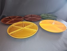 5 Melitta Fondue Teller   Mehrfarbig