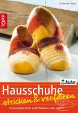 Hausschuhe stricken und