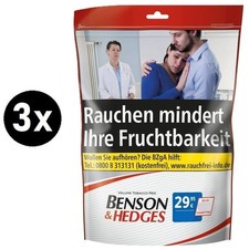 3x Benson & Hedges 135g 3XL