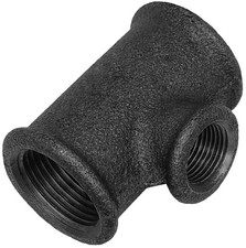 Temperguss Fittings schwarz