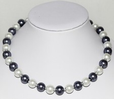 Ketten,Glaswachs-Perlen-Hals-Kette ca.45,50,55,60cm 1 Stück Neu P. Ø 6,8,10,12mm