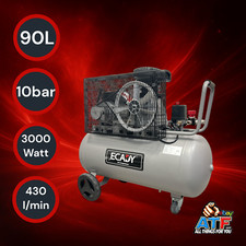 ATF Druckluft Kompressor 10bar | 9L | 3000W Luftkompressor mit Riemenantrieb