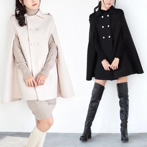 Damen cape jacke - cape, wickel