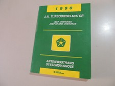 Werkstatthandbuch Antriebsstrang Systemdiagnose Jeep Grand Cherokee XJ ZG 1998
