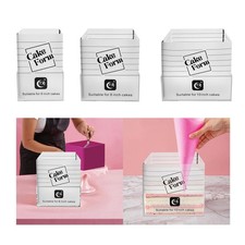 Eckiger Tortenring für Anfänger und Profis mit Tortenform zum Backen