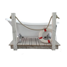 Badewanne Partywanne als Deko