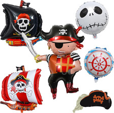 6 Stücke Piraten Deko