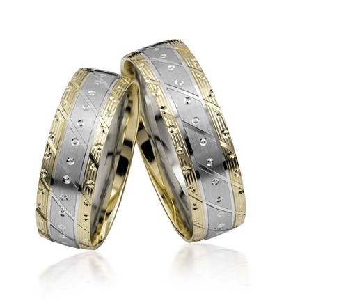 2x585 gold trauringe paarpreis - 2x585,