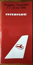 INTERFLUG AIRLINES TIMETABLE