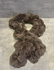 Fell Schal Damen / Pelz Kragen / Schlauchschal NEU /braun