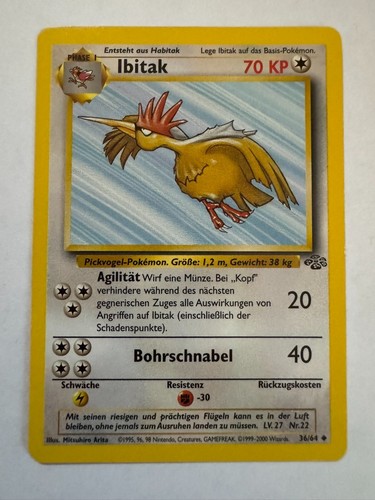 Pokémon karten dschungel - dschungel, /
