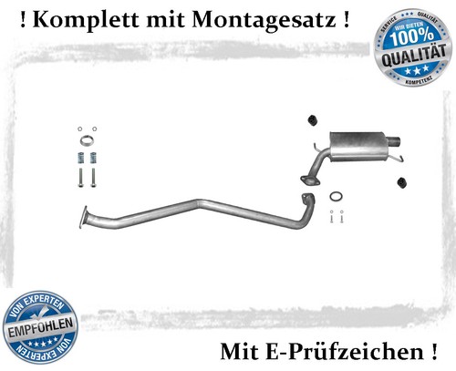 Auspuffanlage mazda 1 8 - 6, gh