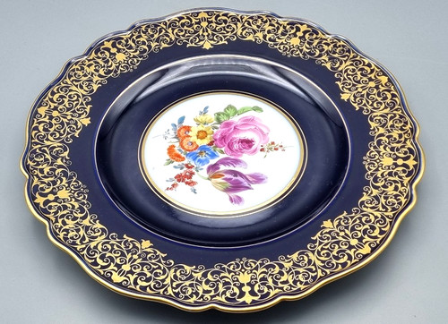 Meissen porzellan prunk teller - meissen,
