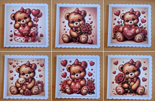 Grusskarte bärchen mit - *gb*, °bärchen