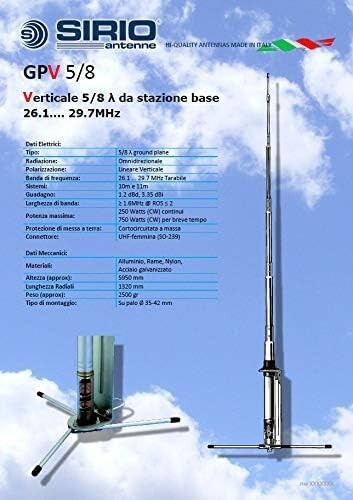 Sirio gpv 8 - sirio, 5/8