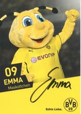 Autogramm - Maskottchen Emma  (Borussia Dortmund) - 2013/2014