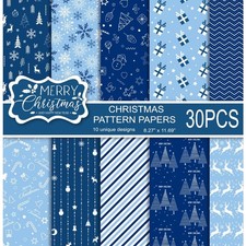 Weihnachtsmusterpapier Set