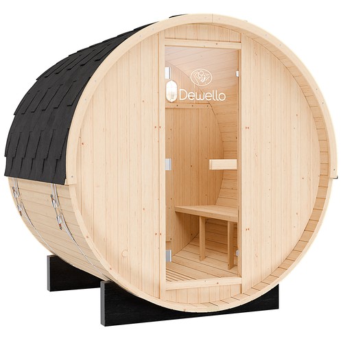 Dewello fasssauna gartensauna - fasssauna,