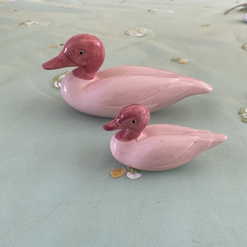Enten keramik rosa vintage - rosa,