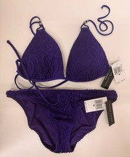 Ralph Lauren Blue Label Bikini Violett NEU Größe M Neupreis 100$
