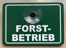 ALUDIBOND-Schild mit Saugnapf