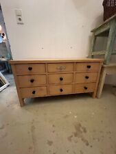 SCH426 Vintage Schubladenmöbel Apothekerschrank Sideboard Fernseherschrank Natur