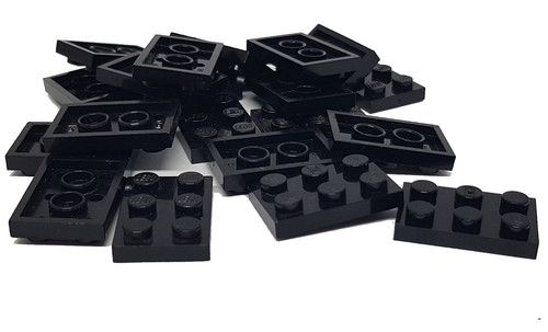 Lego 10x platte 2x3 schwarz - platte,