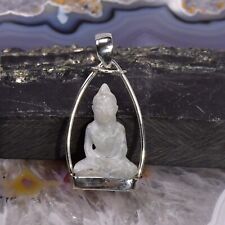 Jade Anhänger, 925er Silber