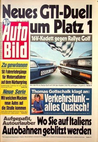 Auto bild 1989 - auto, vw