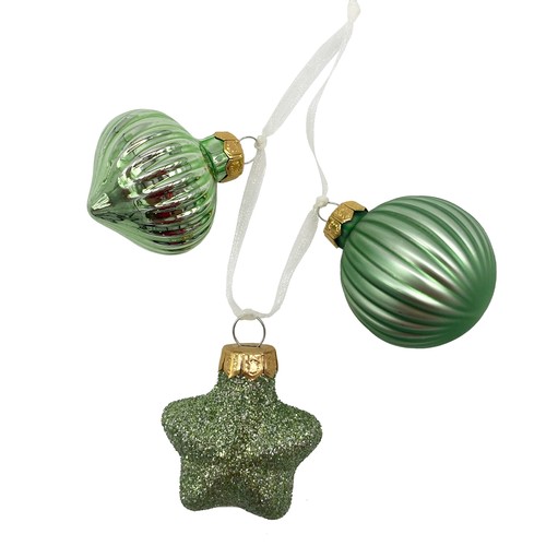Christbaumschmuck mint 3set - mint,