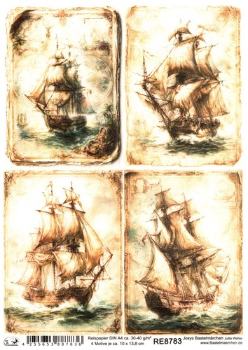 Reispapier din decoupage - din, a4