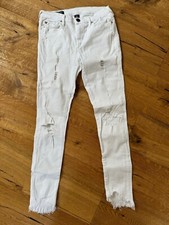 True Religion Damenjeans, Weiß, Größe 28