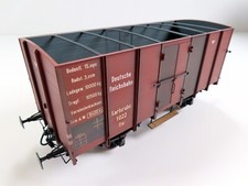 (1KW36) FINE MODELS 812996 Spur 1  bayr. Großviehwagen mit Stroh der DRG, pat...