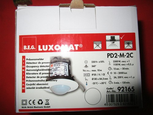 Luxomat präsenzmelder - b.eg,