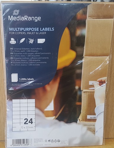 Mediarange universal etiketten - universal,