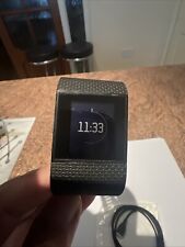 Fitbit Surge Kabelloser Fitnesstracker, Groß - Schwarz (neuer Akku verbaut)