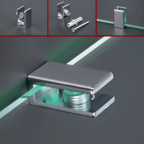 Glasbodenhalter 27x15 - , mm